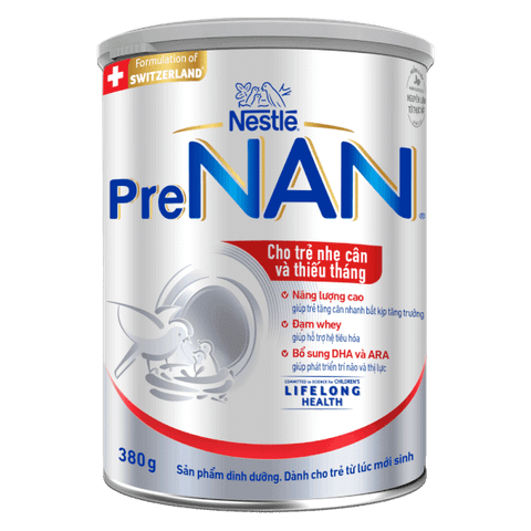 Pre Nan dành cho trẻ nhẹ cân, thiếu tháng- 380g