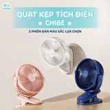 Quạt kẹp tích điện Chibé
