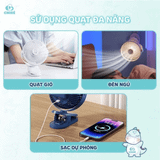 Quạt kẹp tích điện Chibé