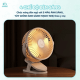 Quạt kẹp tích điện Chibé