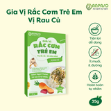 Gia vị rắc cơm Anpaso cho bé 1y+, vị rau củ