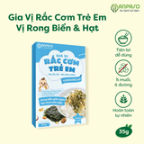 Gia vị rắc cơm Anpaso cho bé 1y+, vị rong biển và hạt