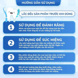 Kem đánh răng cho trẻ Sachi Postbiotics dạng bọt, cho trẻ từ 1 tuổi