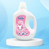 Nước giặt xả Sachi organic hương hoa hồng 2L