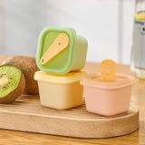 Set 2 hộp trữ đông ăn dặm cho bé Silicon Dot