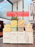 Set 2 hộp trữ đông ăn dặm cho bé Silicon Dot
