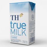 Sữa tươi tiệt trùng TH True milk ít đường, 110ml, lốc 4 hộp