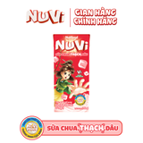 Sữa Nuvi thạch dâu 170ml, lốc 4 hộp