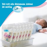 Túi trữ sữa Shinmom 150ml. hộp 30 túi