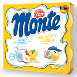Váng sữa Monte vani, lốc 4 hũ