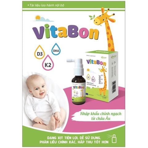 D3K2 kèm DHA Vitabon 0m+