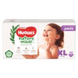 Tã quần Huggies Nature made size XL 38 miếng (cho bé 12-18kg)