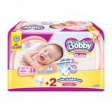 Tã dán sơ sinh Bobby XS38