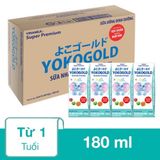 Sữa uống dinh dưỡng Vinamilk Yoko Gold 180ml, thùng 12 lốc