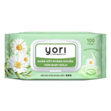 Khăn ướt Yori hoa cúc, 100 tờ