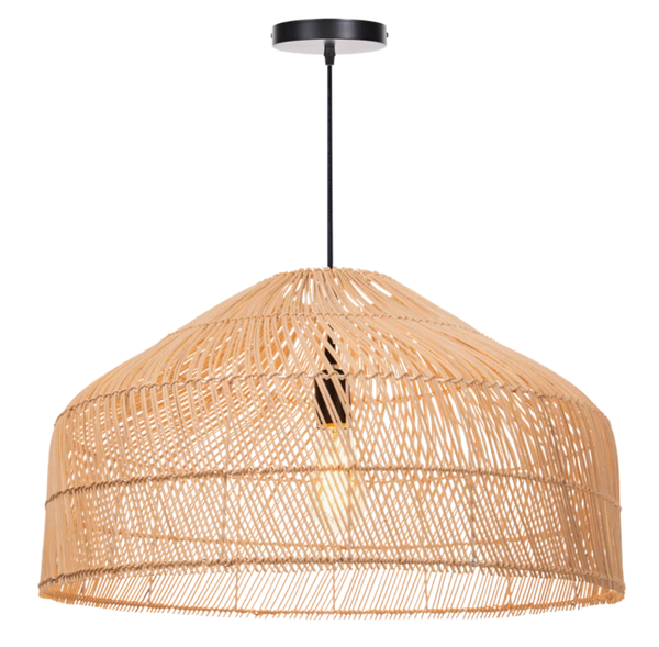  Handwoven Rattan Dome Pendant Light - CL_NCV077 
