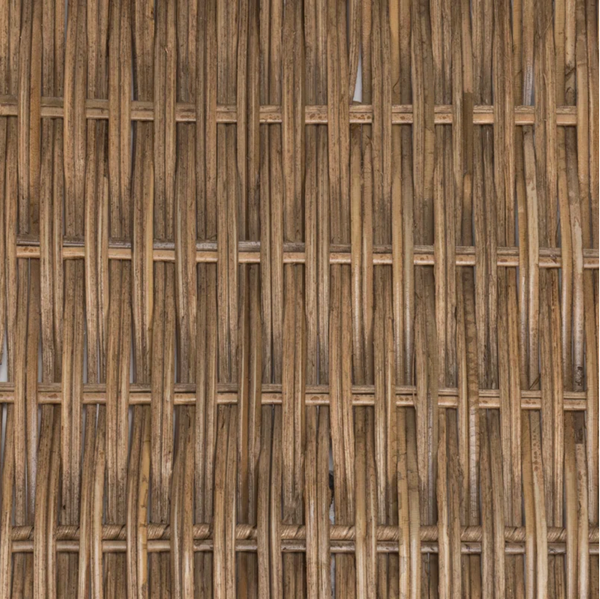  Rectangular Rattan Serving Tray with Lattice Weave - TR_NCV036 