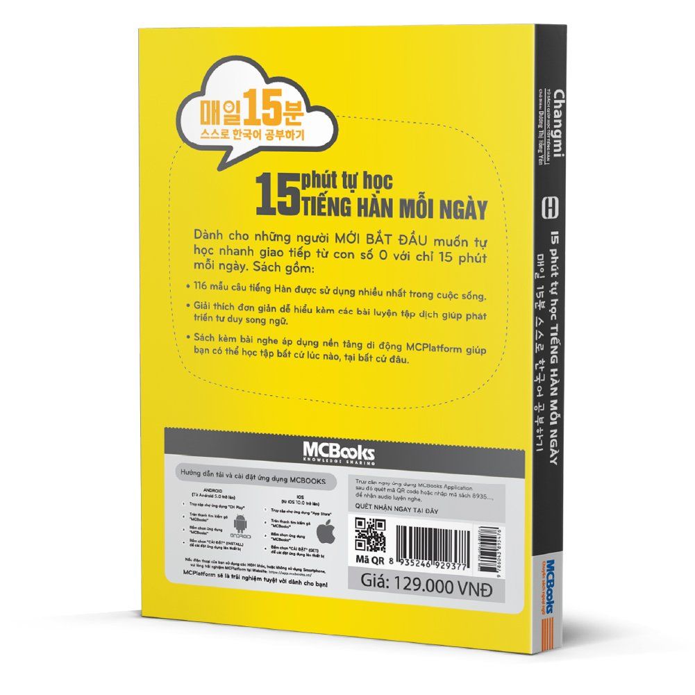  15 phút tự học tiếng Hàn mỗi ngày 