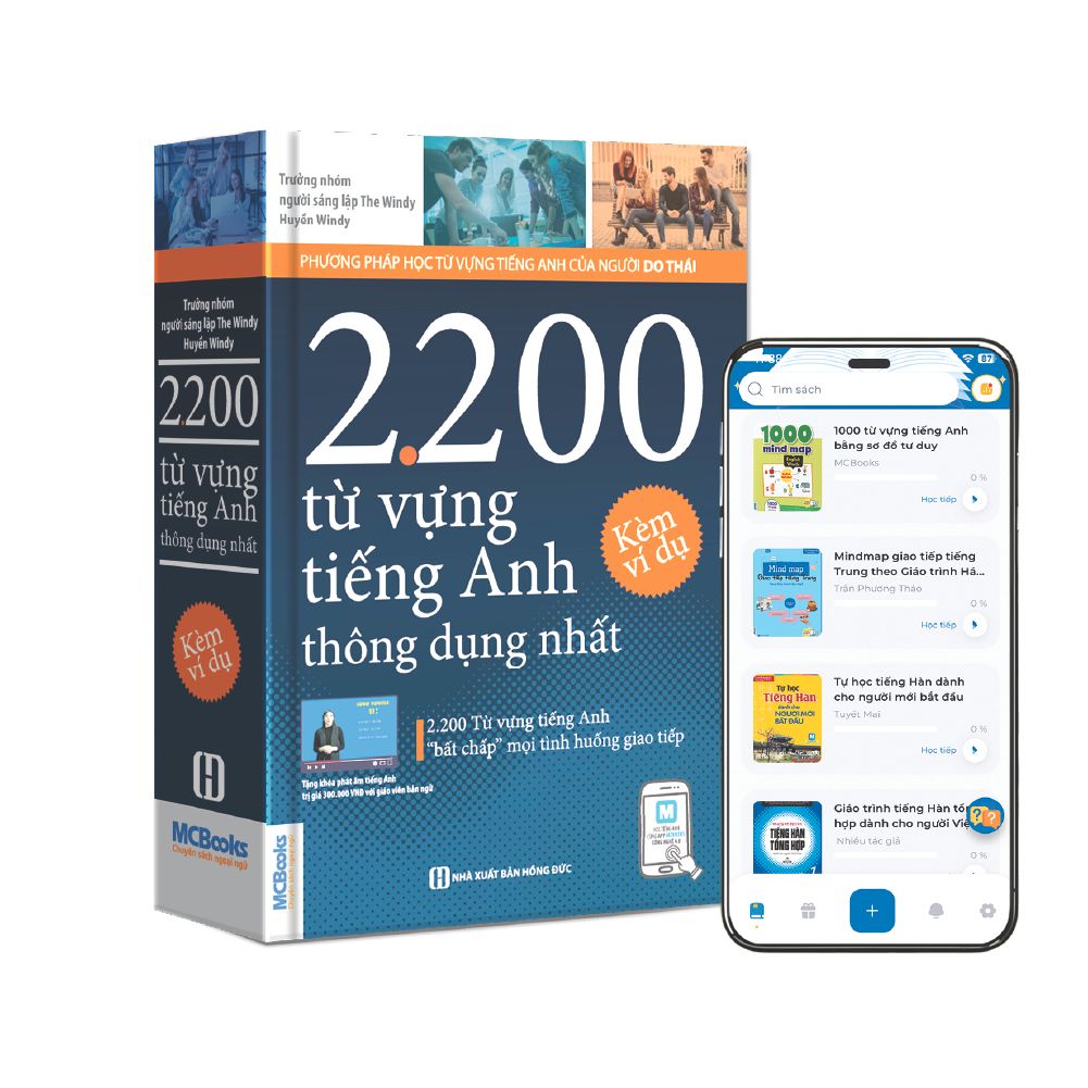  2200 Từ vựng tiếng Anh thông dụng nhất 