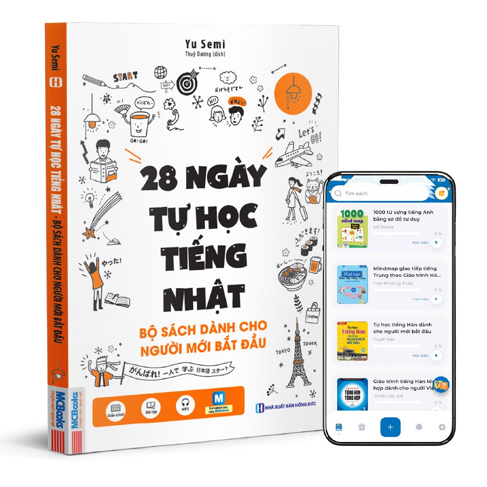  28 ngày tự học Tiếng Nhật - Bộ sách dành cho người mới bắt đầu 