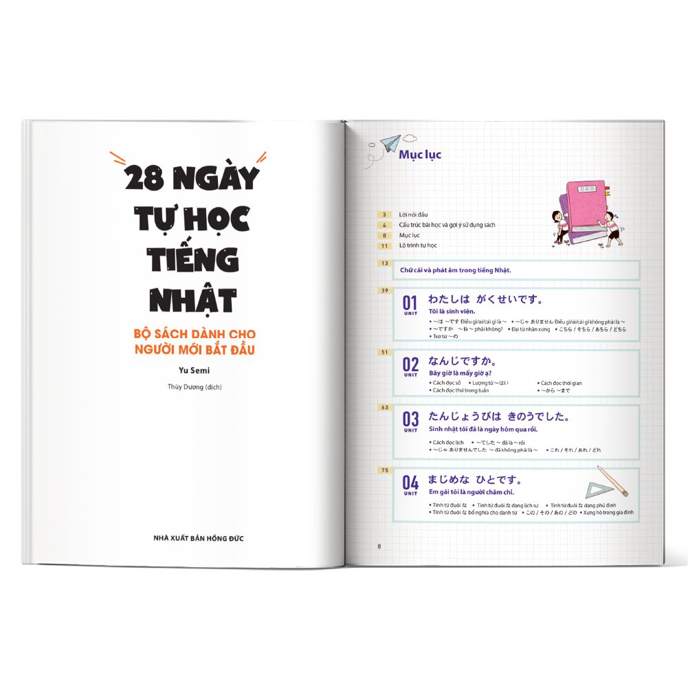  28 ngày tự học Tiếng Nhật - Bộ sách dành cho người mới bắt đầu 