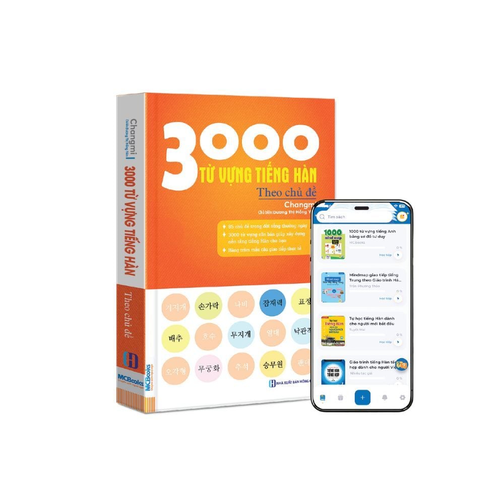  3000 Từ vựng tiếng Hàn theo chủ đề 