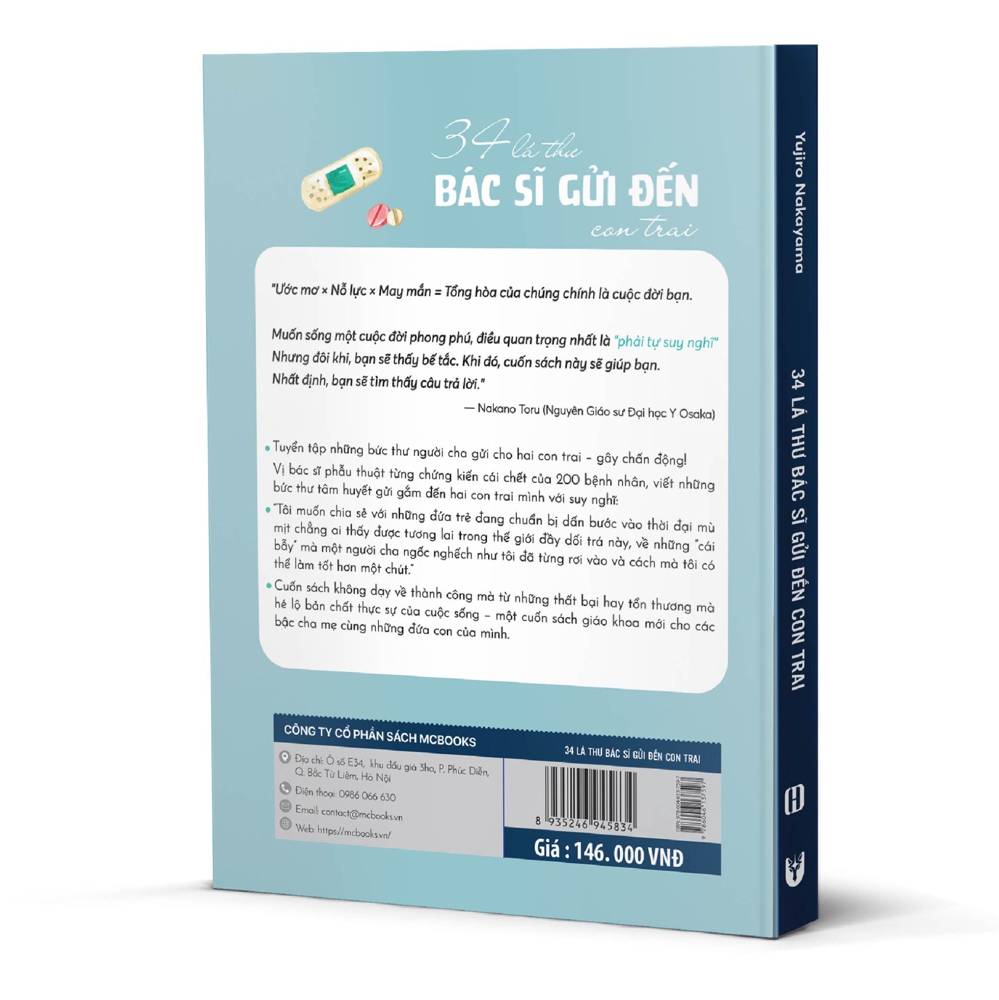  [Sách mới] 34 lá thư bác sĩ gửi đến con trai 