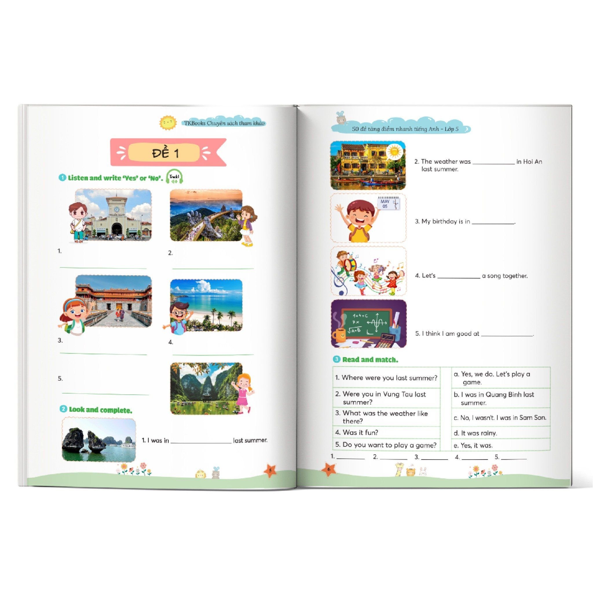  50 đề tăng điểm nhanh tiếng Anh lớp 5 