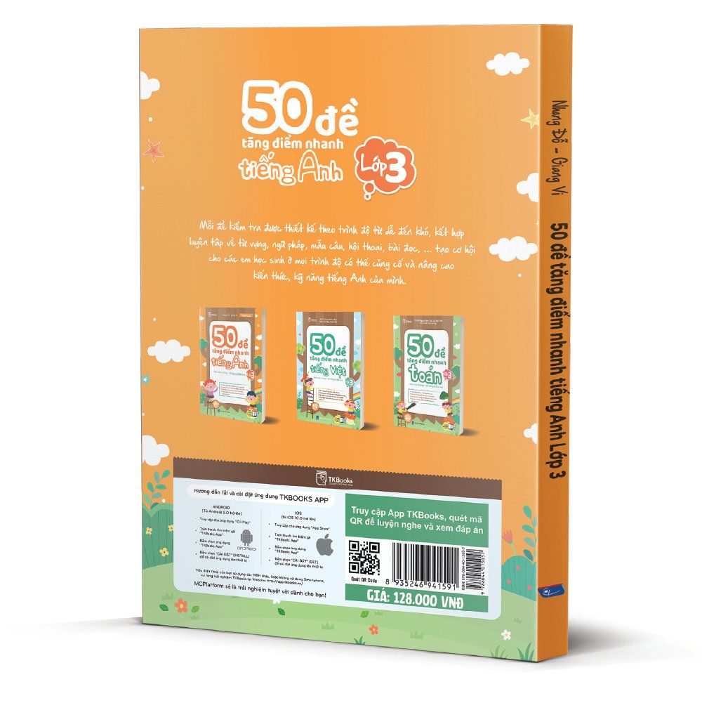  50 Đề Tăng Điểm Nhanh Tiếng Anh Lớp 3 