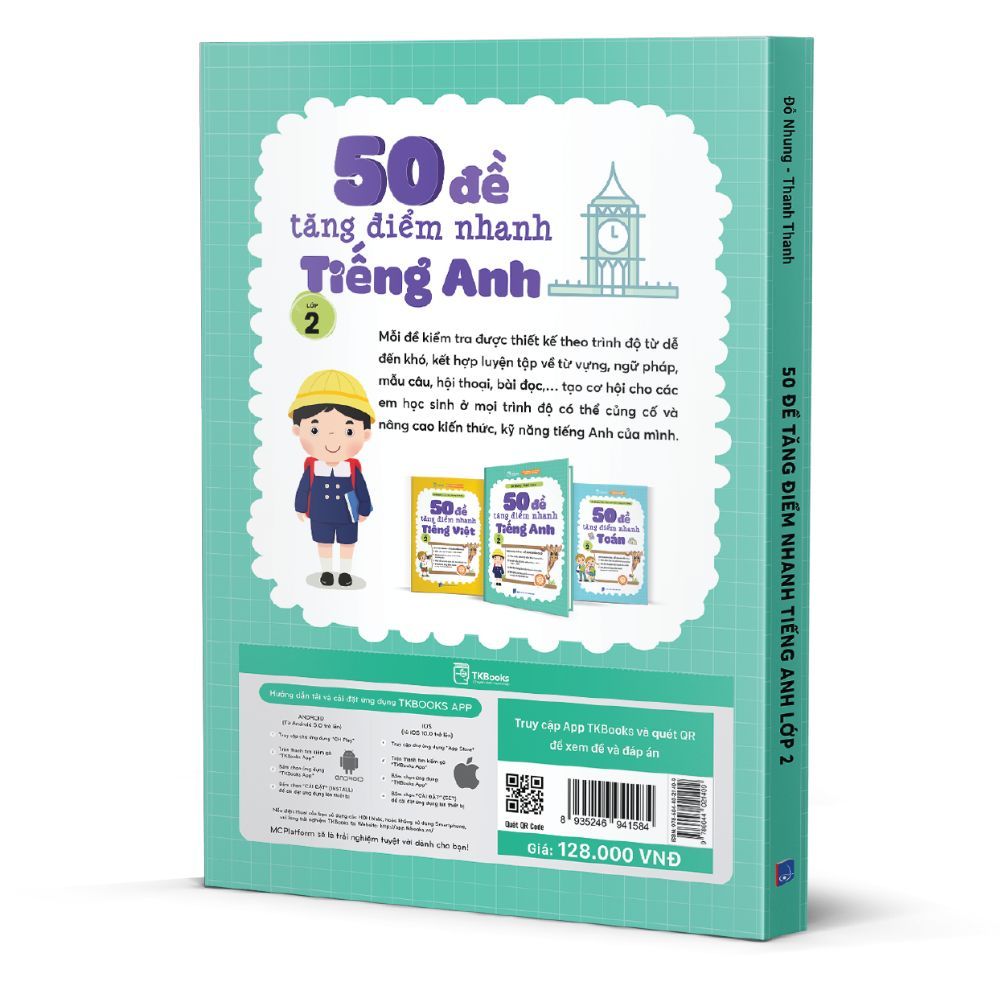  50 Đề Tăng Điểm Nhanh Tiếng Anh lớp 2 