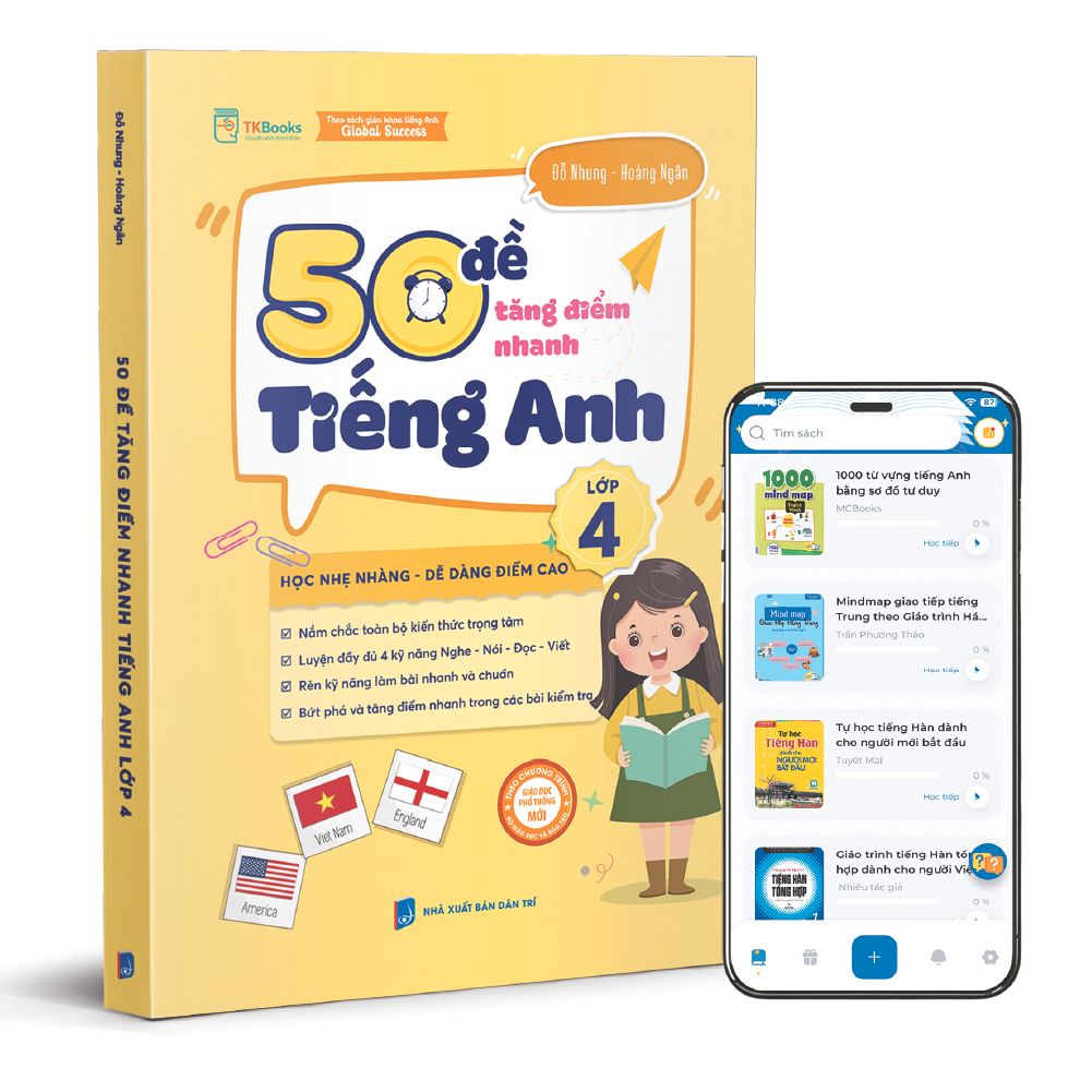  50 Đề Tăng Điểm Nhanh Tiếng Anh Lớp 4 