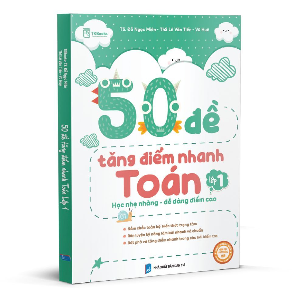  50 Đề Tăng Điểm Nhanh Toán Lớp 1 