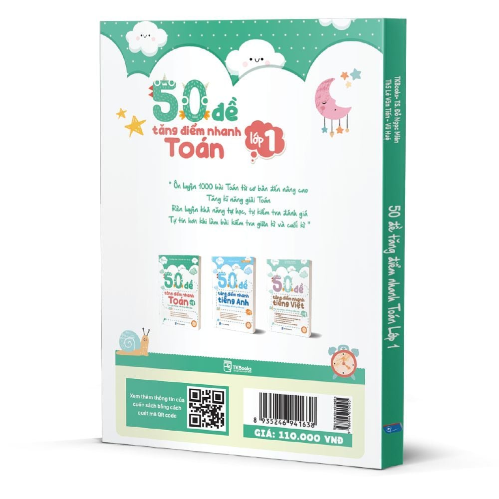  50 Đề Tăng Điểm Nhanh Toán Lớp 1 