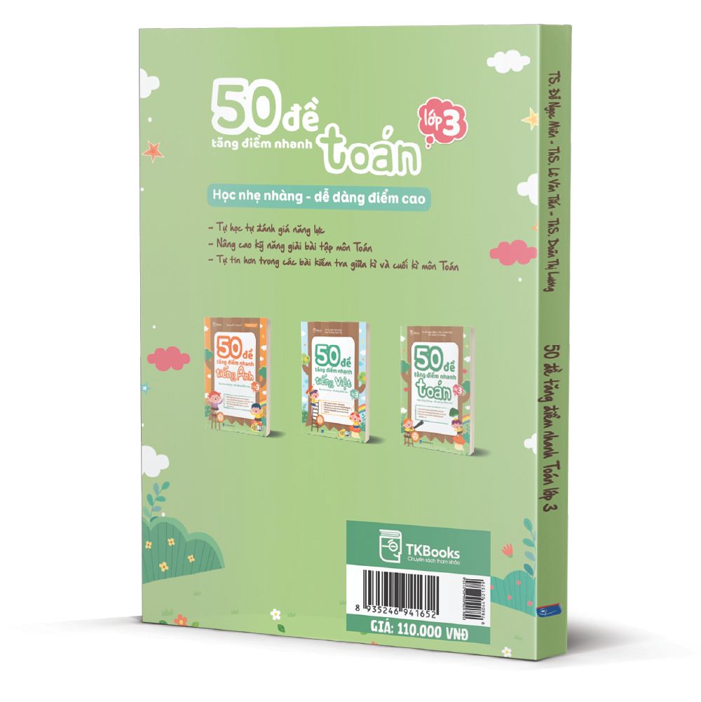  50 Đề Tăng Điểm Nhanh Toán Lớp 3 