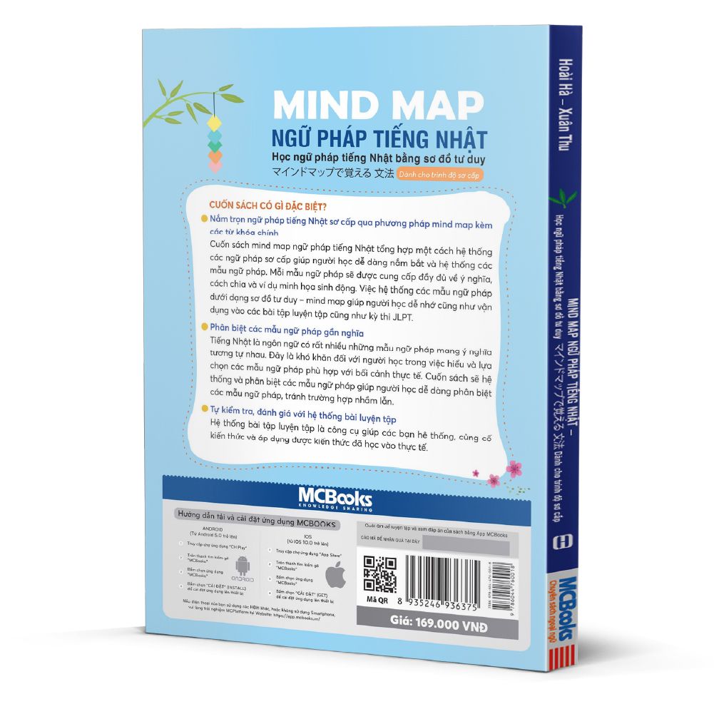  Mindmap Ngữ pháp tiếng Nhật - Học ngữ pháp tiếng Nhật qua sơ đồ tư duy dành cho trình độ sơ cấp 