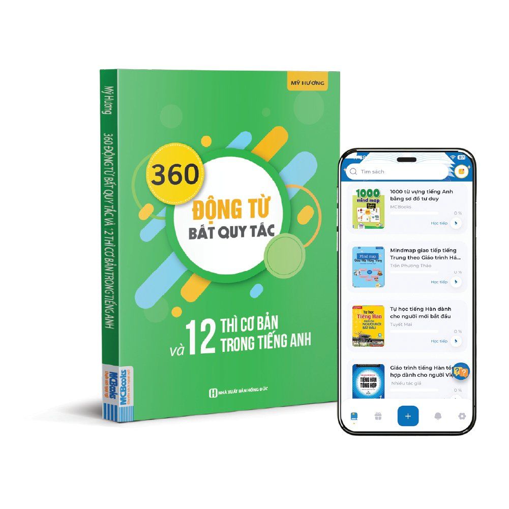  360 động từ bất quy tắc và 12 thì cơ bản trong tiếng Anh (khổ nhỏ) 