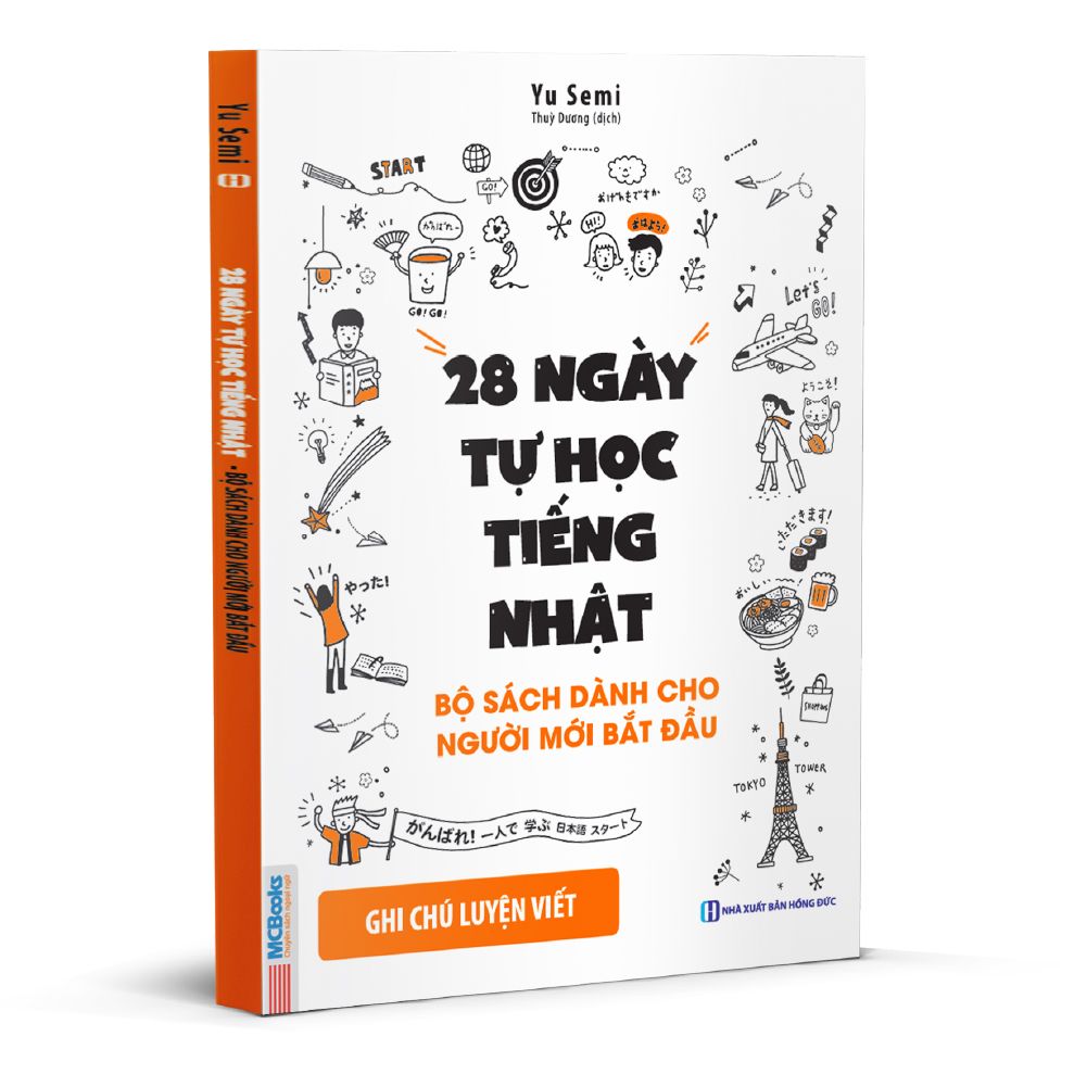  28 ngày tự học Tiếng Nhật – Ghi chú luyện viết – Sách bài tập 