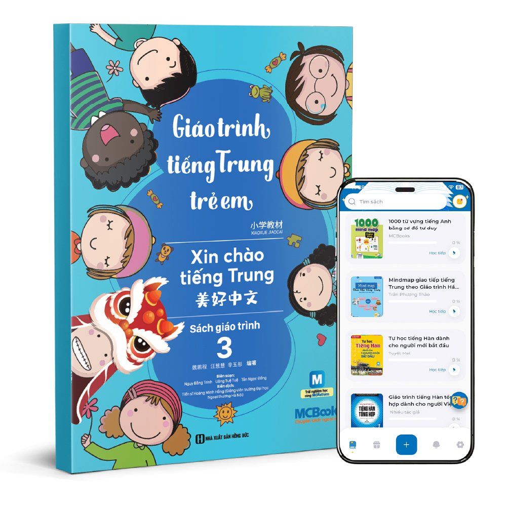  Giáo Trình Tiếng Trung Trẻ Em – Xin Chào Tiếng Trung – Sách giáo trình 3 