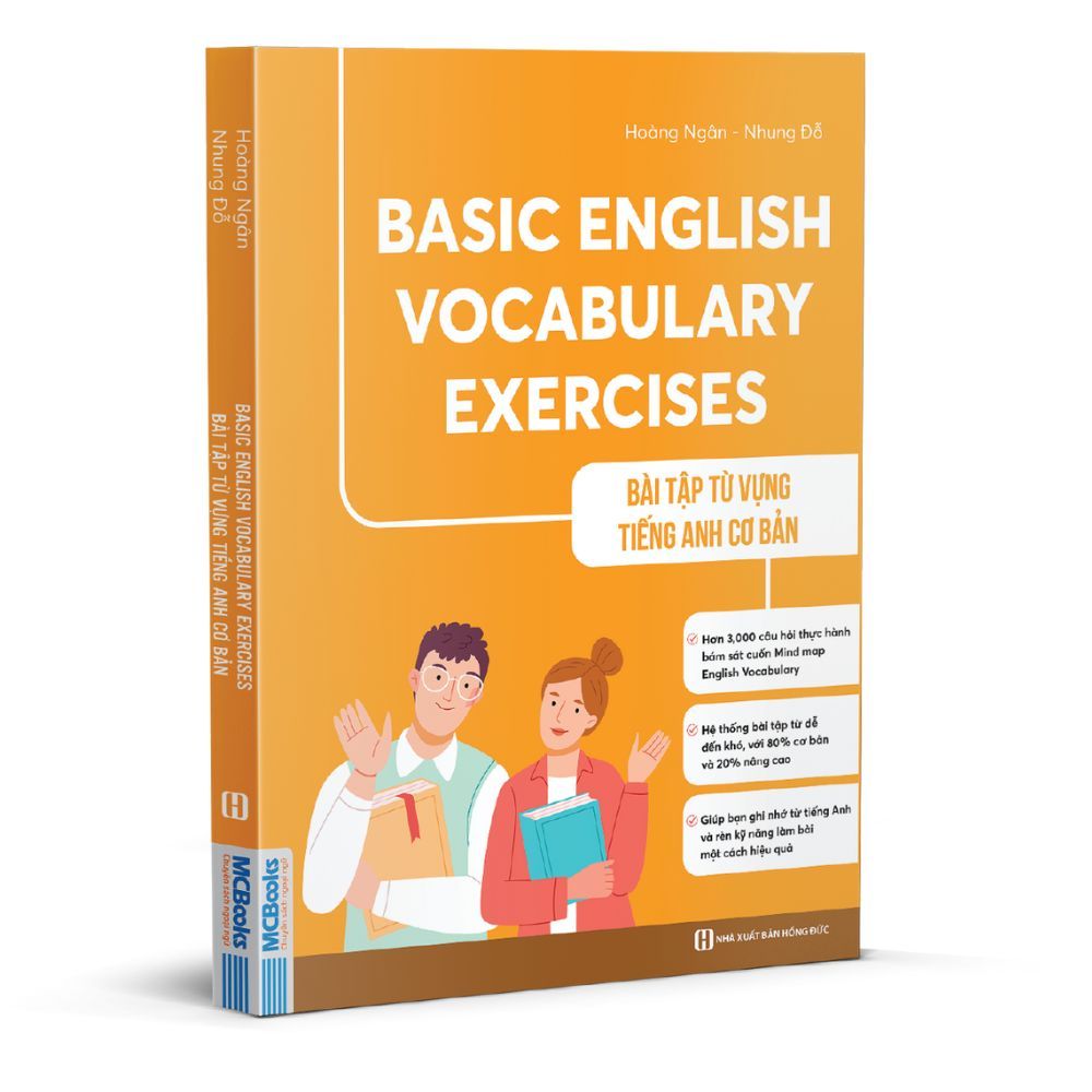  Basic English Vocabulary Exercises – Bài Tập Từ Vựng Tiếng Anh Cơ Bản 
