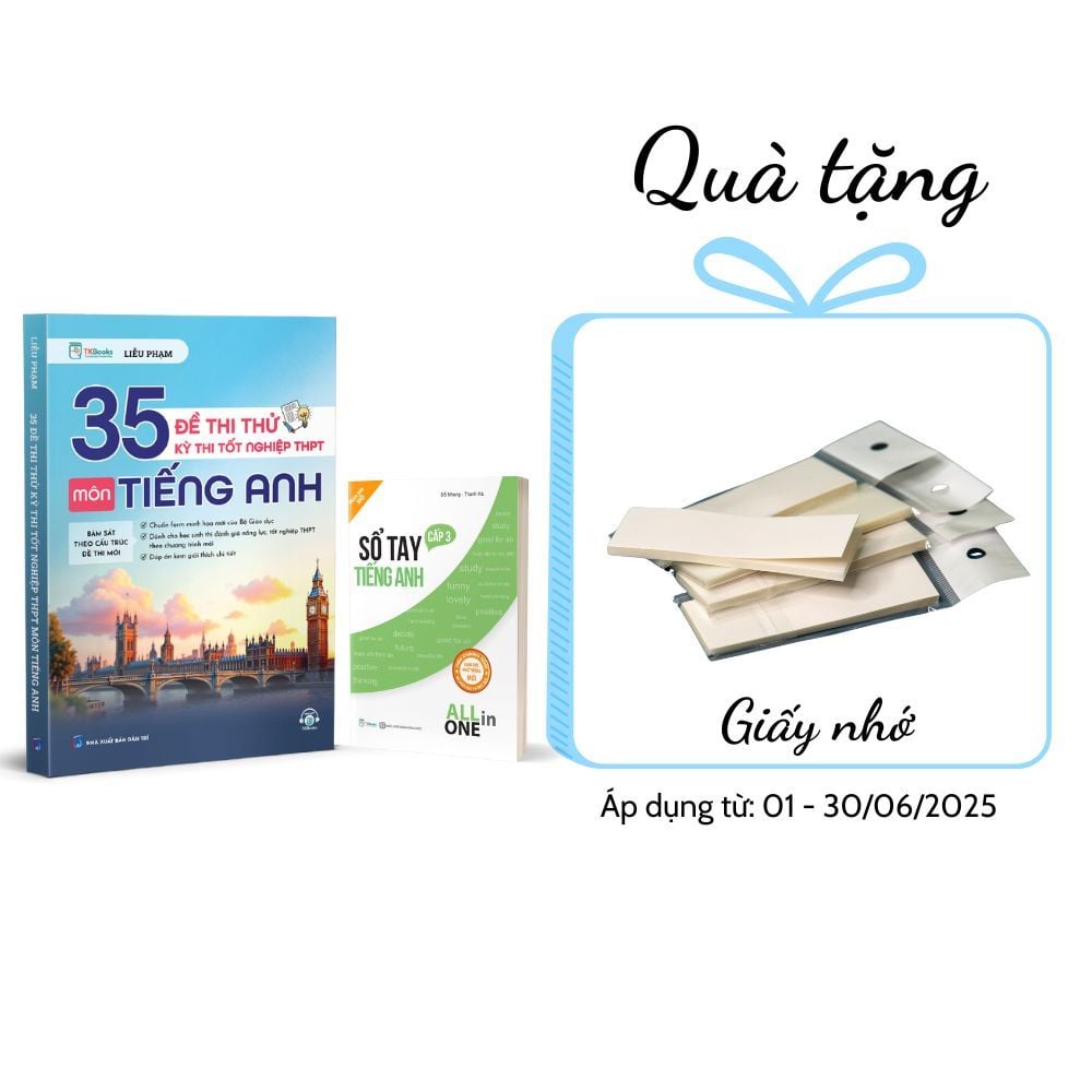  Bộ sách luyện thi THPTQG môn tiếng Anh 