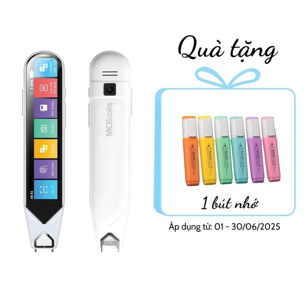  Bút Ngoại Ngữ – Smart Pen MC08 phiên dịch 142 ngôn ngữ 