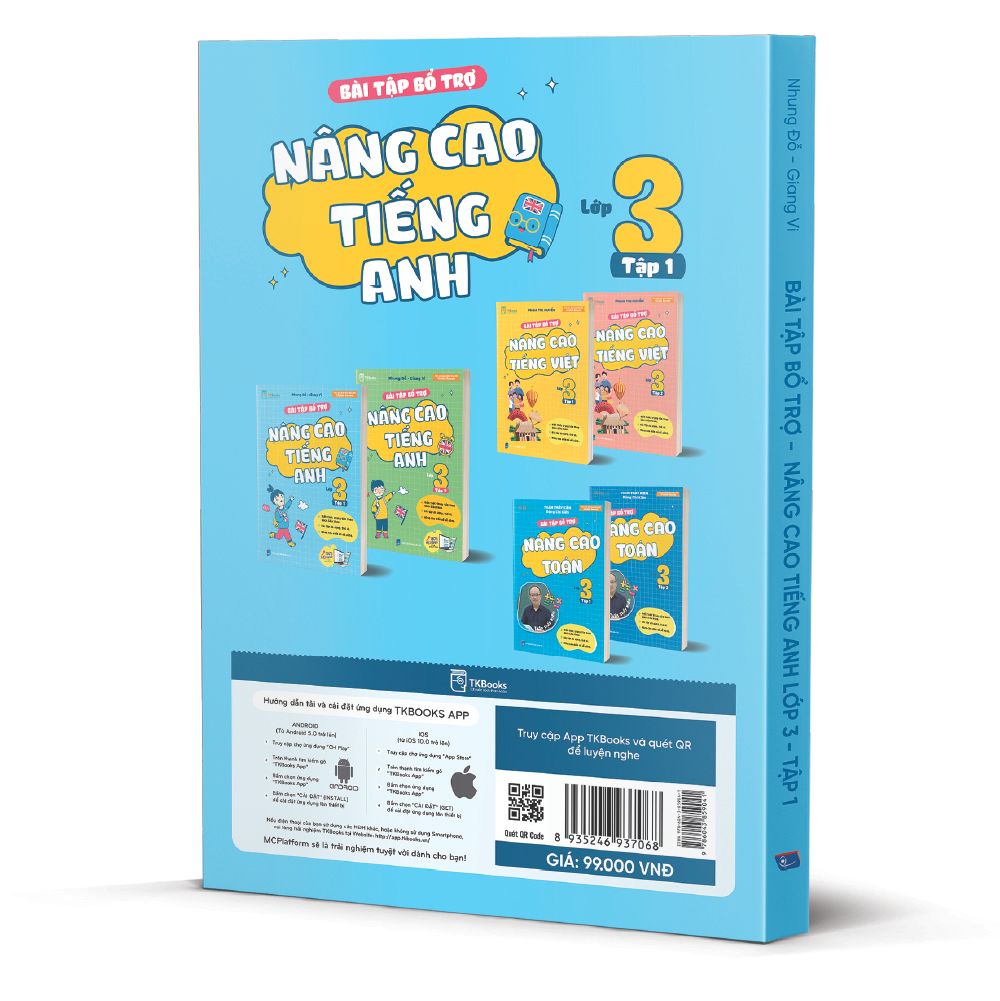  Bài Tập Bổ Trợ Nâng Cao Tiếng Anh Lớp 3 – Tập 1 