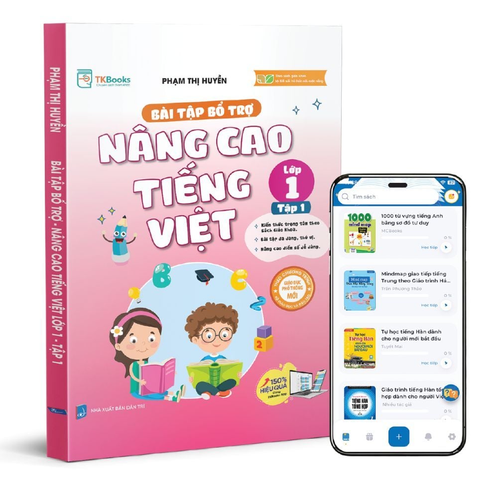  Bài tập bổ trợ nâng cao Tiếng Việt lớp 1 – Tập 1 