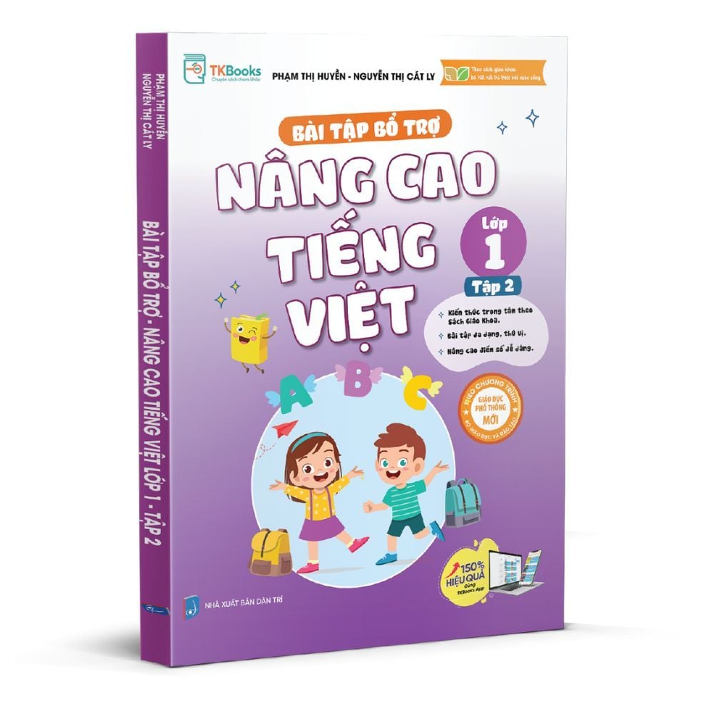  Bài tập bổ trợ nâng cao Tiếng Việt lớp 1 – Tập 2 