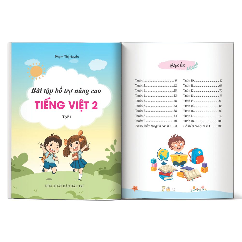  Bài Tập Bổ Trợ Nâng Cao Tiếng Việt Lớp 2 - Tập 1 