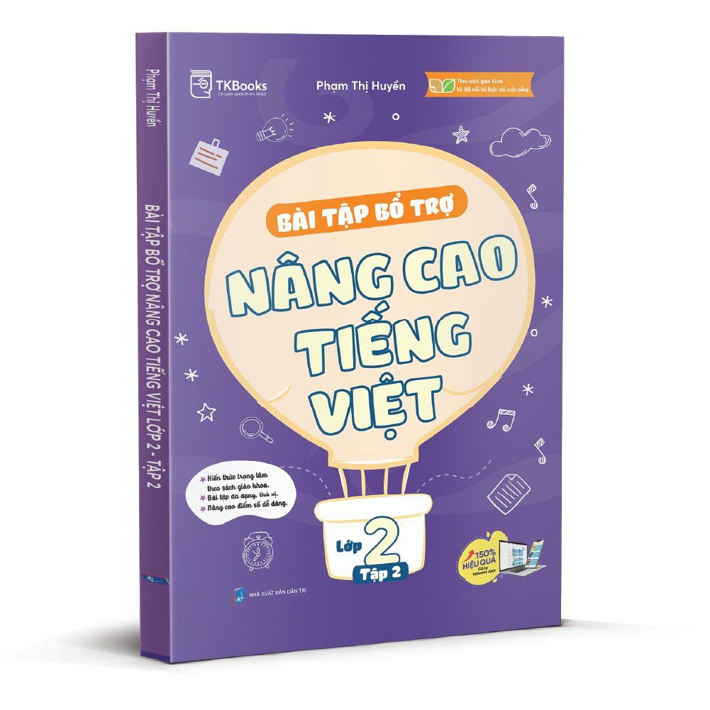 Bài Tập Bổ Trợ Nâng Cao Tiếng Việt Lớp 2 – Tập 2 