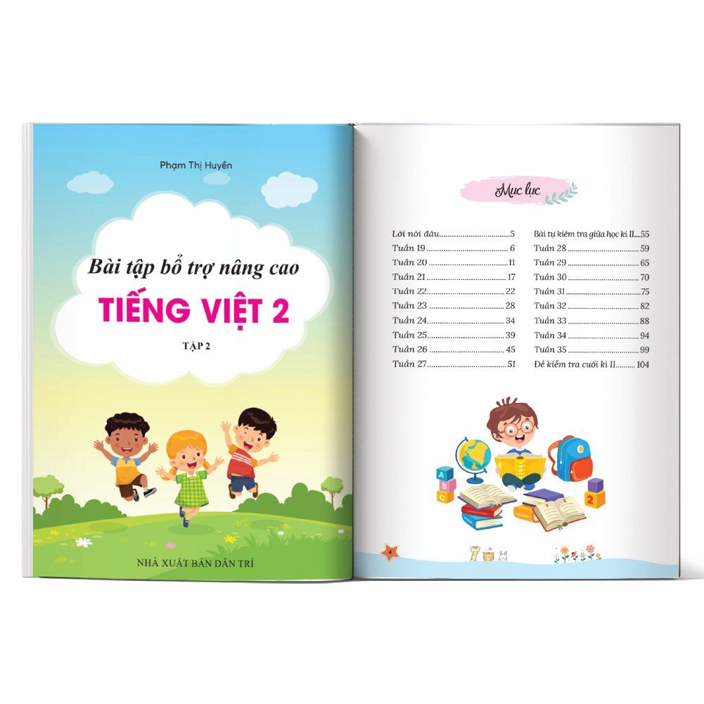  Bài Tập Bổ Trợ Nâng Cao Tiếng Việt Lớp 2 – Tập 2 