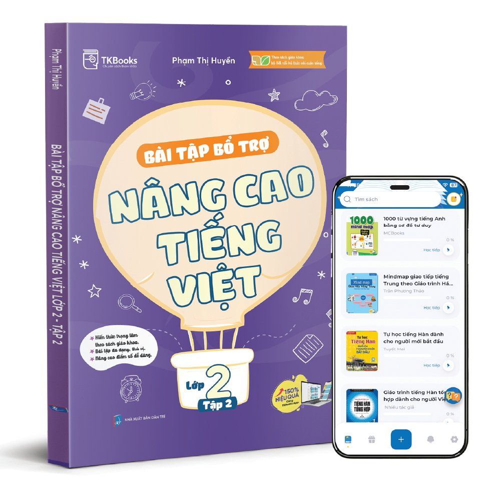 Bài Tập Bổ Trợ Nâng Cao Tiếng Việt Lớp 2 – Tập 2 