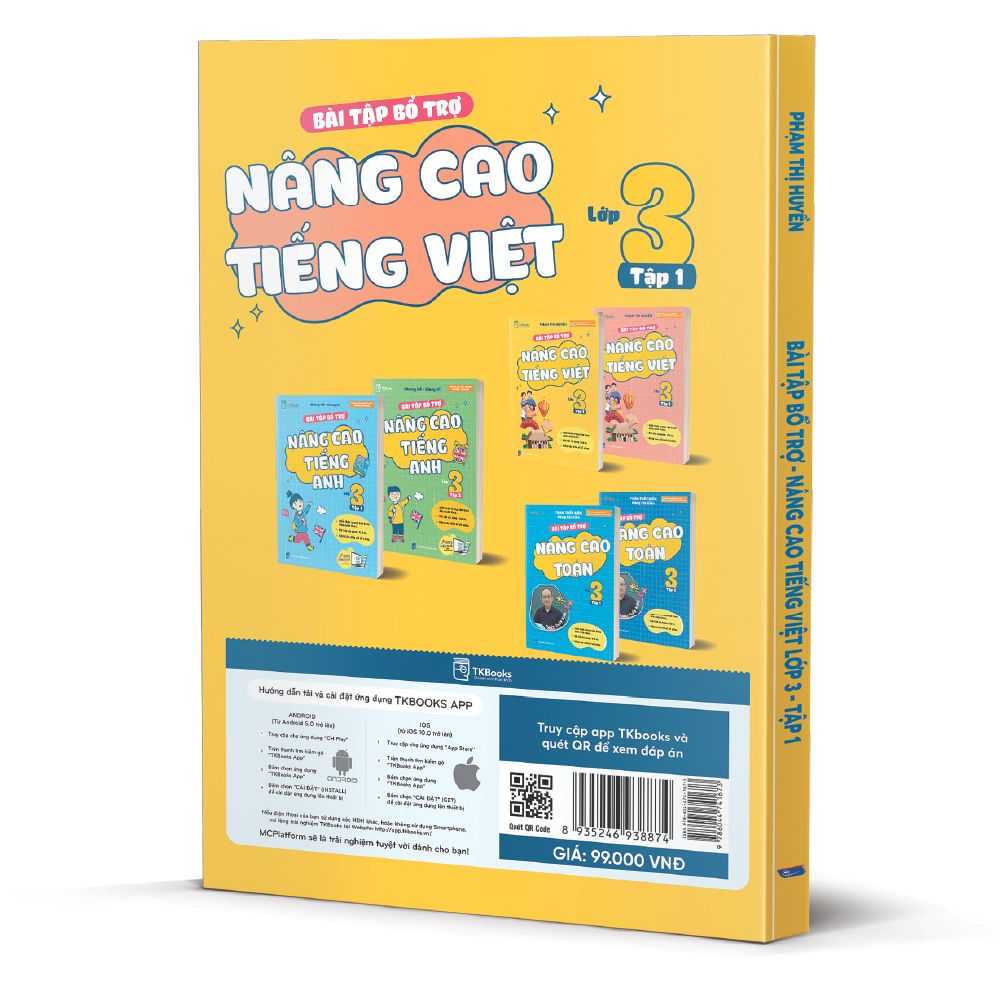  Bài Tập Bổ Trợ Nâng Cao Tiếng Việt Lớp 3 – Tập 1 