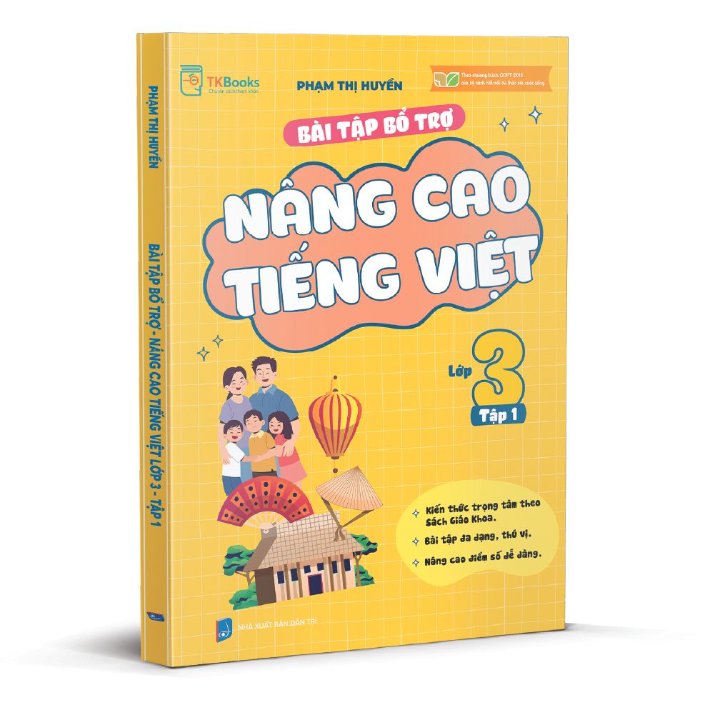  Bài Tập Bổ Trợ Nâng Cao Tiếng Việt Lớp 3 – Tập 1 